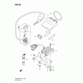 Схема узла: Электрооборудование (Gsx650fal1 e21) для Suzuki GSX650