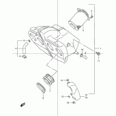 Схема узла: Воздушный фильтр для Suzuki GSX1200