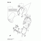 Схема вузла: Накладка фари (Vzr1800Zl4 E33) для Suzuki VZR1800 Boulevard M109R