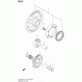 Схема узла: Привод стартера для Suzuki GSX-R600