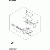 Схема вузла: Передній гальмівний циліндр (Vzr1800Bzl5 E33) для Suzuki VZR1800 Boulevard M109R BOSS