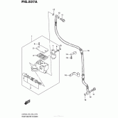 Схема вузла: Передній гальмівний циліндр Suzuki LS650 Boulevard S40