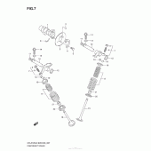 Схема узла: Распредвал & Клапан для Suzuki DR-Z125 DR-Z125