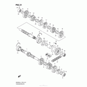 Схема узла: Трансмиссия для Suzuki GW250 Inazuma