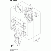 Схема узла: Передний тормозной суппорт (Gsx-R1000Al6 E28) для Suzuki GSX-R1000