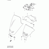 Схема вузла: Вітрове скло (Model x) для Suzuki UC125 Epicuro