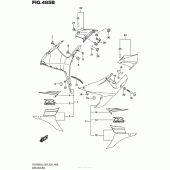 Схема вузла: Side Cowling (Ajp) для Suzuki GSX-R600