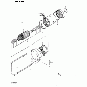 Схема узла: Стартер электрический для Suzuki GS1000