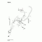 Схема узла: Система индукции воздуха для Suzuki DR-Z400 DR-Z400S
