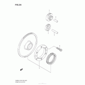 Схема узла: Привод стартера для Suzuki VZ800 Boulevard M50