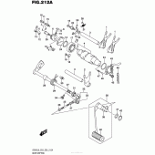 Схема вузла: Копірний вал & Вилки & Вал перемикання для Suzuki VZ800 Boulevard M50