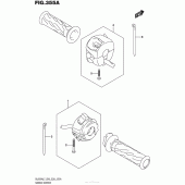 Схема вузла: Пульт управління рульовий для Suzuki DL650 V-Strom