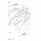Схема узла: Боковые панели для Suzuki GSX1300 Hayabusa