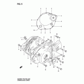 Схема узла: Крышки картера для Suzuki GZ250 Marauder