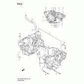 Схема узла: Картер двигателя для Suzuki RM-Z450