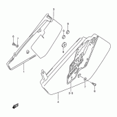 Схема вузла: Бічні панелі для Suzuki DR250