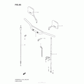 Схема вузла: Кермо & Тросики для Suzuki DR200 DR200SE