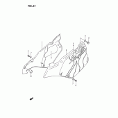 Схема вузла: Бічні панелі (Model n) для Suzuki RM125