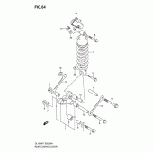 Схема вузла: Важіль прогресії для Suzuki DL1000 V-Strom