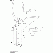Схема узла: Руль & Тросики для Suzuki VL800 Boulevard C50T