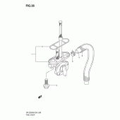 Схема узла: Топливный кран для Suzuki DR-Z250