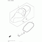Схема вузла: Seat (An650L5 E33) для Suzuki AN650 Burgman (EU analogue of SkyWave)