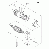 Схема вузла: Електричний стартер для Suzuki VS1400 Intruder 1400