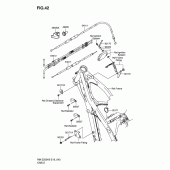 Схема узла: Тросики для Suzuki RM-Z250