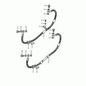 Схема вузла: Rear barke hose для Suzuki GS1000