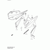 Схема вузла: Бічні панелі (Model k2) для Suzuki GSX1400