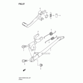 Схема узла: Подставка для Suzuki GSX-R1000