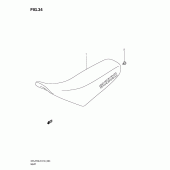 Схема узла: Сиденье для Suzuki DR-Z70