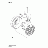Схема узла: Статор & Ротор для Suzuki RMX450