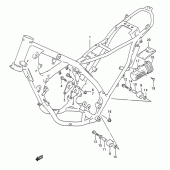 Схема узла: Рама для Suzuki TS200