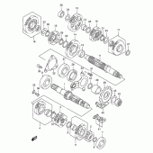 Схема узла: Трансмиссия для Suzuki TL1000