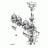 Схема вузла: Карбюратор (Model) для Suzuki GSX-R750