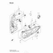 Схема вузла: Фара для Suzuki AN400 Burgman (EU analogue of SkyWave)