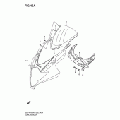 Схема вузла: Передній обтічник (Model k6) для Suzuki GSX-R1000