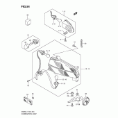 Схема узла: Задний фонарь (Стоп-сигнал) (An650al1 e24) для Suzuki AN650 Burgman (EU analogue of SkyWave)