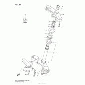 Схема узла: Рулевая траверса для Suzuki GSX-R750