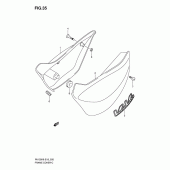 Схема вузла: Бічні панелі для Suzuki RV125