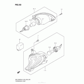 Схема узла: Поворотники для Suzuki GSX1300 Hayabusa