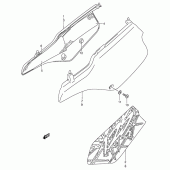 Схема вузла: Бічні панелі (Model p/r) для Suzuki TS125