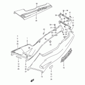 Схема вузла: Бічні панелі (Model m) для Suzuki GSX250 Across