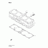 Схема узла: Цилиндр для Suzuki GSF650 Bandit S