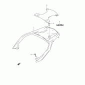 Схема вузла: Багажник для Suzuki DL650 V-Strom