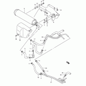Схема вузла: Система вентиляції бака (модель k5 e33) для Suzuki VS800 Boulevard S50