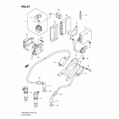 Схема вузла: Електроустаткування (Vzr1800zl2 e51) для Suzuki VZR1800 Intruder M1800R/ Boulevard M109R