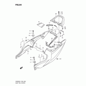 Схема узла: Задний подседельный обтекатель для Suzuki SV650