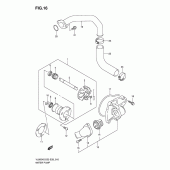 Схема вузла: Водяний насос Suzuki VL800 Boulevard C50T